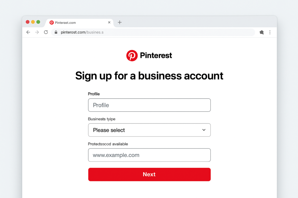 setting up a pinterest business account