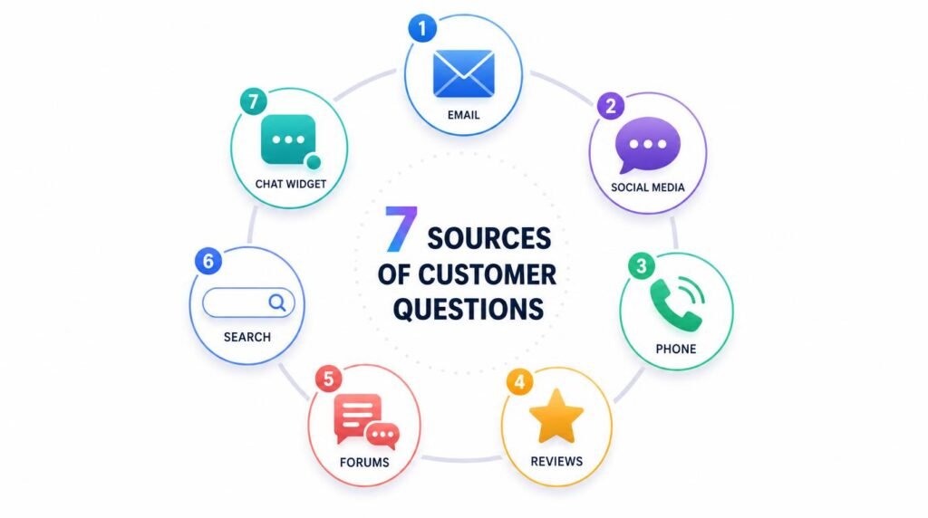 content ideas from customer questions