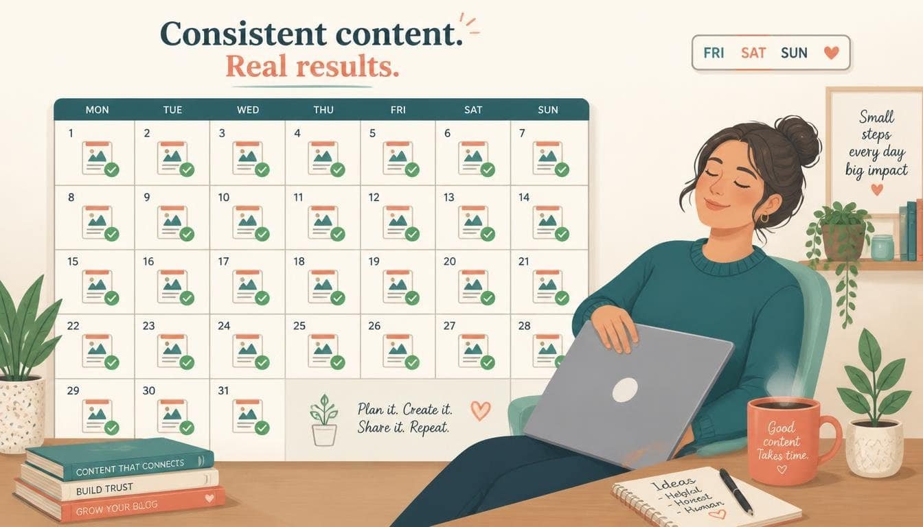 batch a month of blog content in one weekend