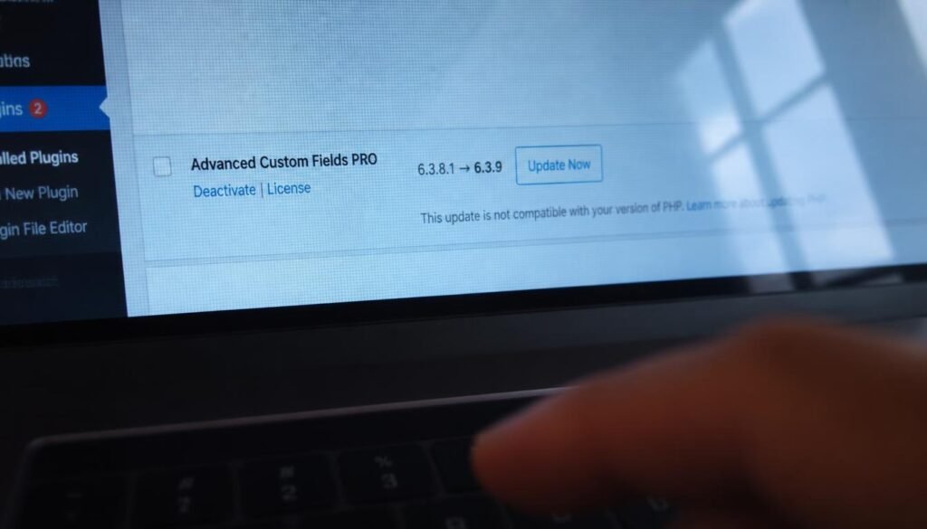 WordPress plugin updates